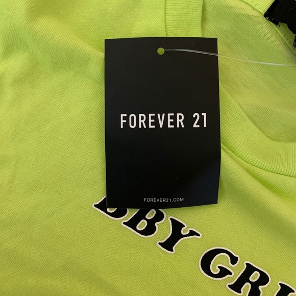 Forever 21 Neon crop top - Picture 2 of 2